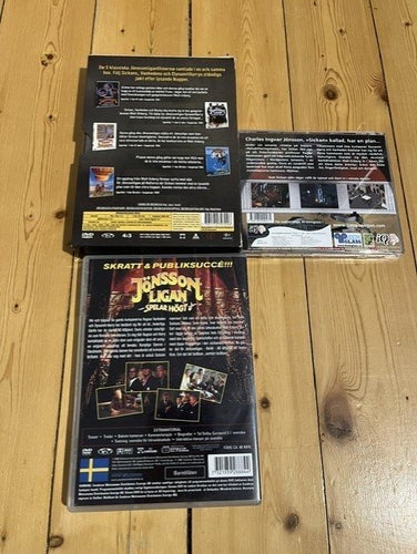 JÖNSSONLIGAN-SPELAR HÖGT-DVD-JAKTEN PÅ MJÖLNER-5 FILMER DVD BOX.