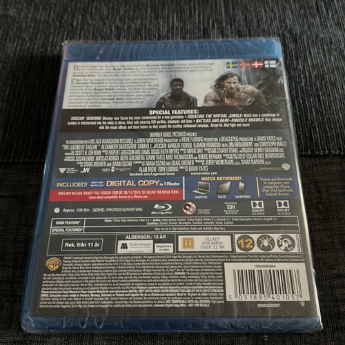The Legend of Tarzan (Blu-ray) Inplastad