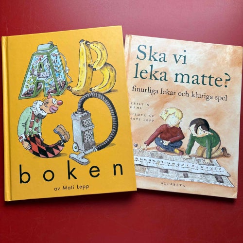 ABCD-BOKEN + SKA VI LEKA MATTE? Finurliga lekar och kluriga spel Mati Lepp