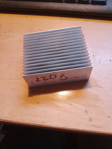 Kylfläns i aluminium 220g