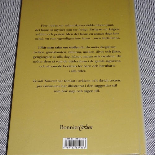 När man talar om trollen av Tallerud, Berndt - Gustavsson, Jan Inbunden bok