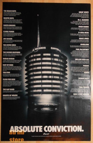 ABSOLUT CAPITOL - QUEEN, TINA TURNER, P McCARTNEY mfl, STOR ANNONS 1989