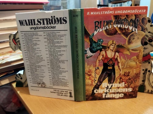 Blixt Gordon Rymdcirkusens fånge av Alex Raymond, VF+ Wahlström 2230