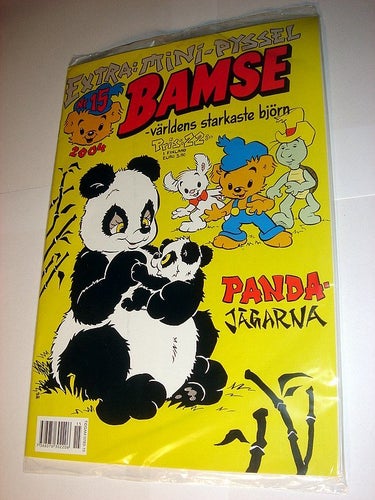 BAMSE 2004 15 NY I ORIGINALPLAST MINIPYSSEL BOK
