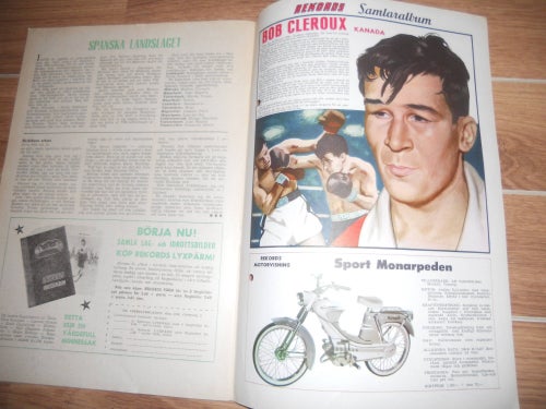 Rekord nr32 1962 Spanien lagbild, Bosse Bo Högberg, Sport Monarpeden Monark