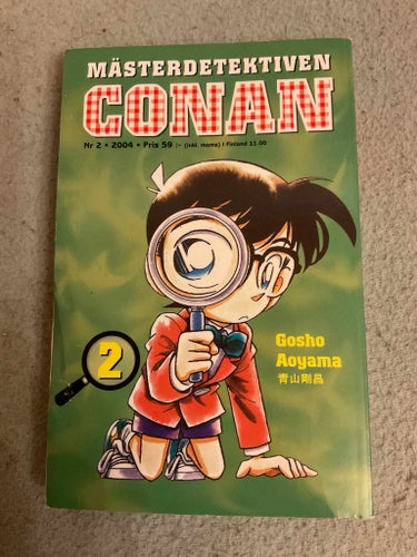 Mästerdetektiven Conan vol 2 - svenska manga anime shonen deckare spänning