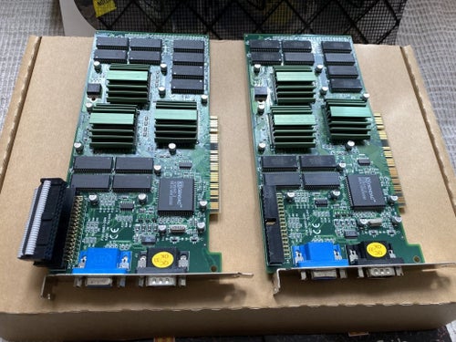 Gainward Dragon 3000 3Dfx Voodoo 2 grafikkort 2 st.