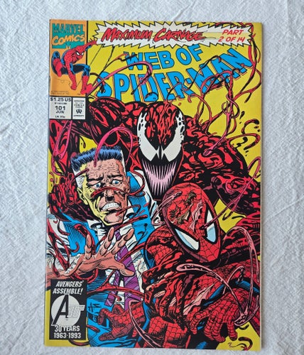 Web of Spider-Man #101: Maximum Carnage Part 2 av 14 av Terry Kavanagh, 1993