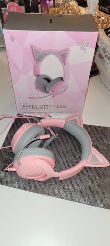 Razer Kraken Pink Rosa Kitty V3 Quartz Edition Gaming Headset