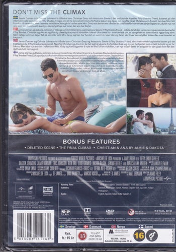 DVD / Fifty Shades Freed / Unveiled Edition / Dakota Johnson / Ny & Inplastad