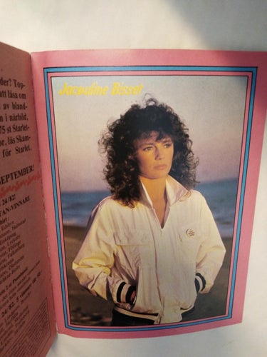 Starlet 1982 nr 37 Jacqueline Bisset, Hanson de Wolfe United Very Fine