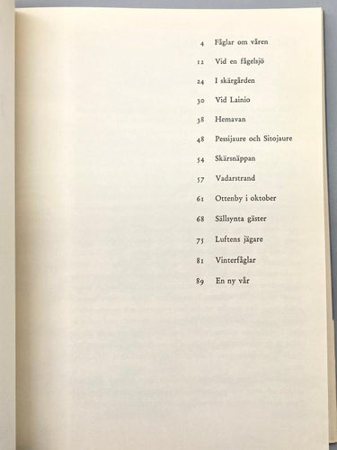 Fåglar och fågelmarker av Rune Bollvik (Ornitologi)