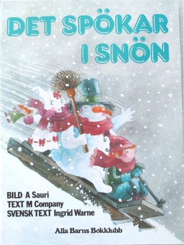 Det spökar i snön - Barnbok av M Company, 1987