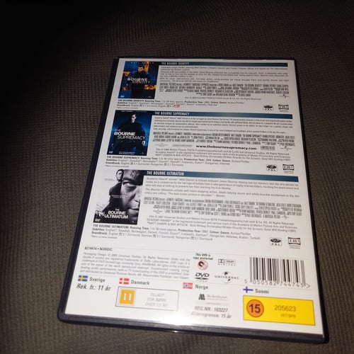 The Bourne Identity + Bourne Supremacy + Bourne Ultimatum (3-disc), Matt Damon