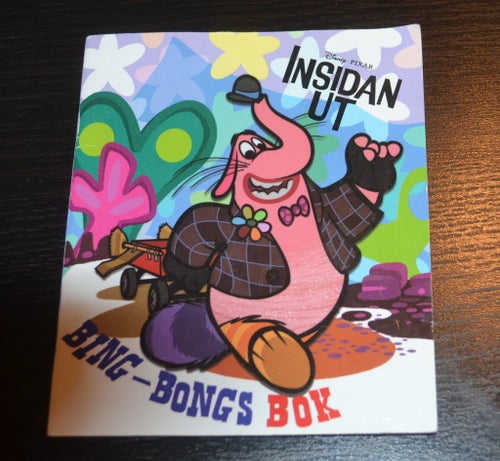 Liten bok Disney Pixar Insidan ut Bing-Bongs bok