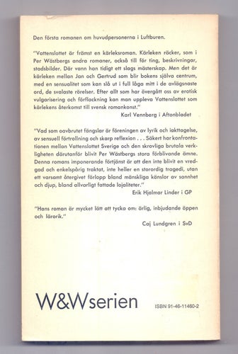 Vattenslottet av Per Wästberg 1972 - W&W serien 247