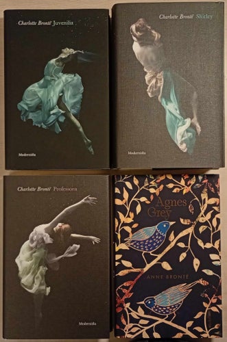 Brontë x 4 (Juvenilia; Shirley; Professorn; Agnes Grey) / Charlotte Brontë...
