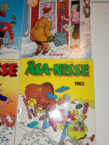 Åsa-Nisse album 1979, 1983, 1984, 1987, 2014, 2020