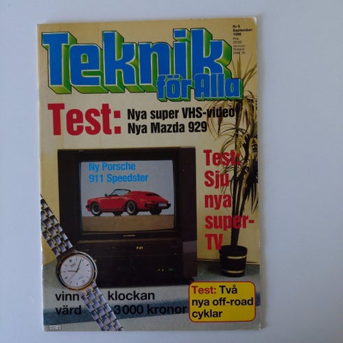 Teknik för Alla, Nr 9 September 1988