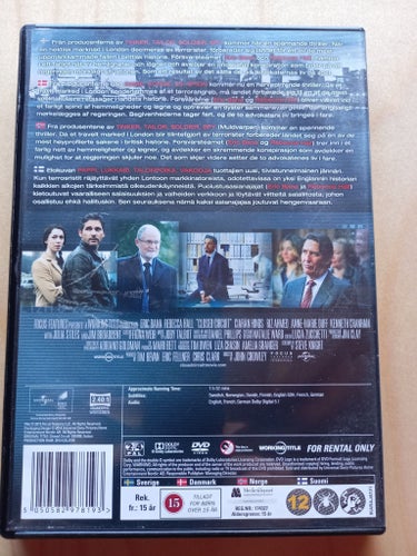 DVD-FILM "CLOSED CIRCUIT" MED ERIC BANA OCH REBECCA HALL FRÅN 2013