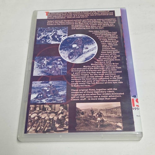 Enduro classics ISDT 1950's nostalgia DVD