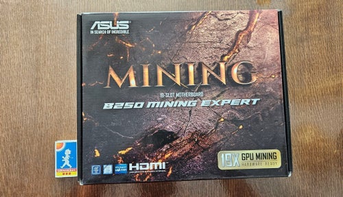 ASUS B250 Mining Expert Intel Motherboard LGA 1151 19-Slot GPU Crypto Rig Box