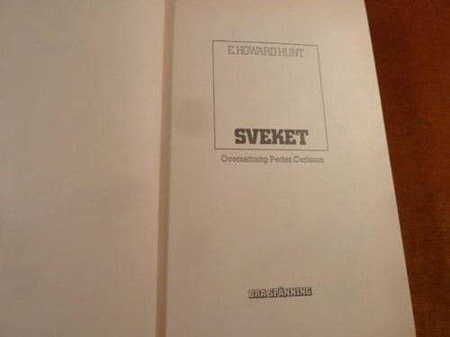 SVEKET, E. H. HUNT, 1981,  BÖCKER