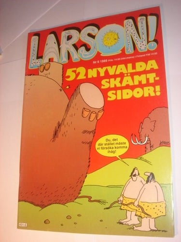 LARSON (svensk) NY OLÄST Nr 6 1988