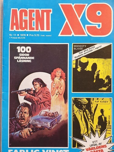 Agent X9 Nr 4 och 11 1978 samt nr 5 1984