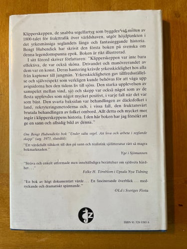 Klipper Skepp av Bengt Hubendick, 1976