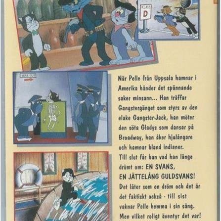 PELLE SVANSLÖS I AMERIKATT ( VHS FILM )