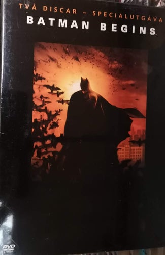DVD Batman Begins Christian Bale Christopher Nolan 2 disc INPLASTAD