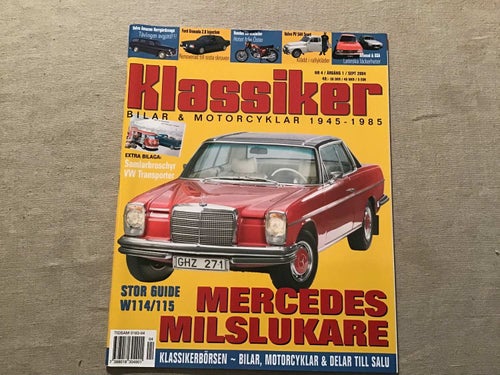 KLASSIKER NR 4 2004 VOLVO AMAZON,HONDA CB 500,VOLVO PV,ALFASUD,BMC AUSTIN.GSA,