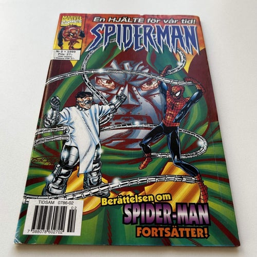 Spiderman nr 2 1999 (med bilaga), toppex! VF