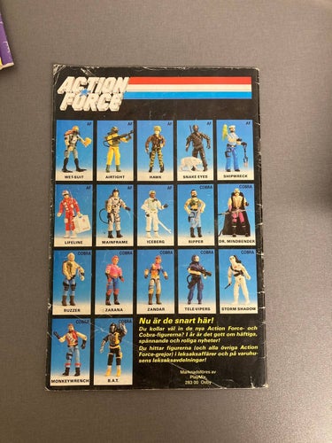 Action Force Nr 1 1988, Förstautgåva Första numret 1:a