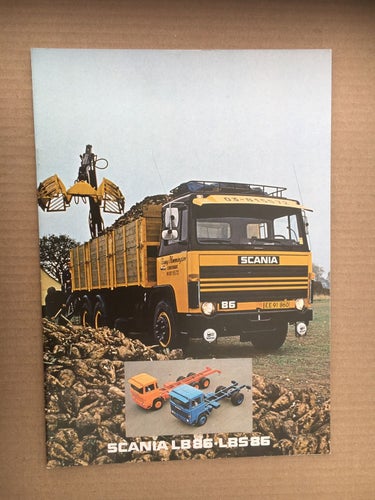 Försäljningsbroschyr Lastbil SCANIA LB86 / LBS86