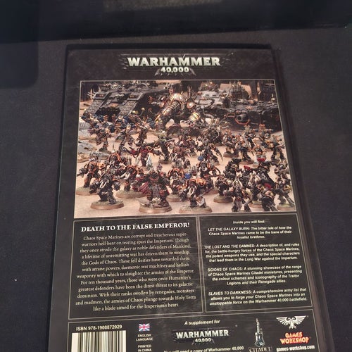 Warhammer 40k - Codex Chaos Space Marine - 6th Edition - Engelska - Inbunden