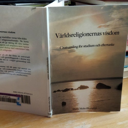 Världsreligionernas visdom av Maria Melin Blomqvist, Very Fine plus, SM