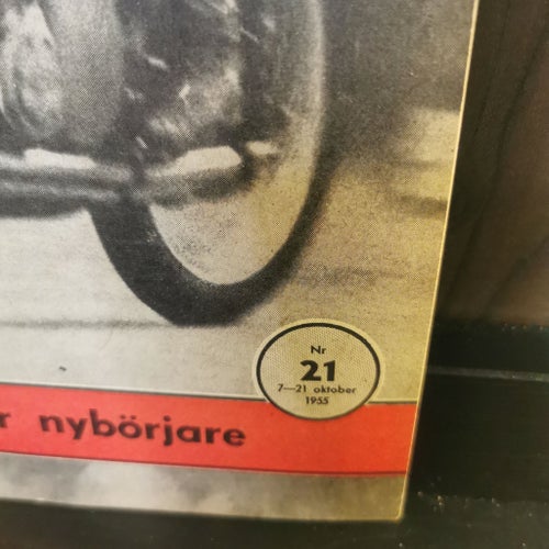 Teknik för Alla - nr 21, 1955 - Geoff Duke