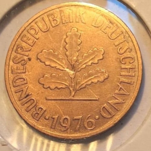 TYSKLAND 1976 2 PFENNIG ( DDR ) - Fri frakt inom Sverige.