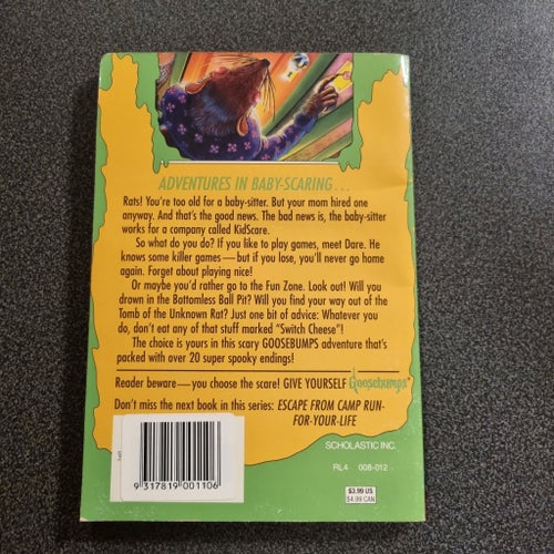 Goosebumps #18 Attack of the Beastly Baby-Sitter av R.L. Stine, 1996