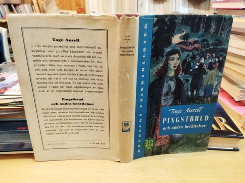 Pingstbrud och andra berättelser Tage Aurell. Bok. Very Fine plus