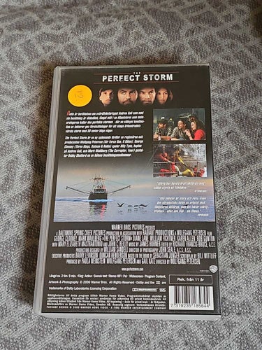 The Perfect Storm - Den Perfekta Stormen - George Clooney, Mark Wahlberg VHS