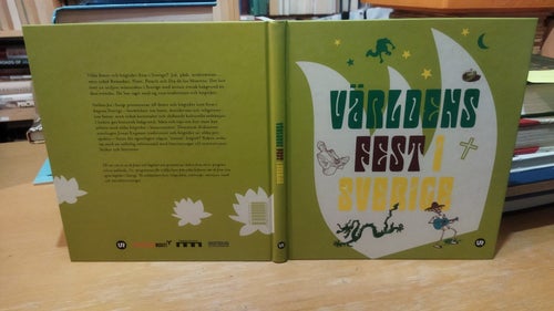Världens fest i Sverige av Thomas Schiöler, Leif Åberg, bok, Very fine plus