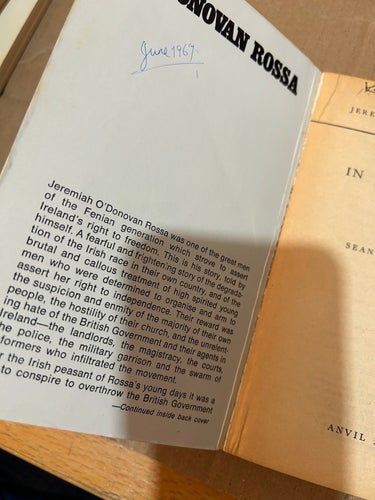My Years in English Jails by O'Donovan Rossa, bok, Very Good plus, N