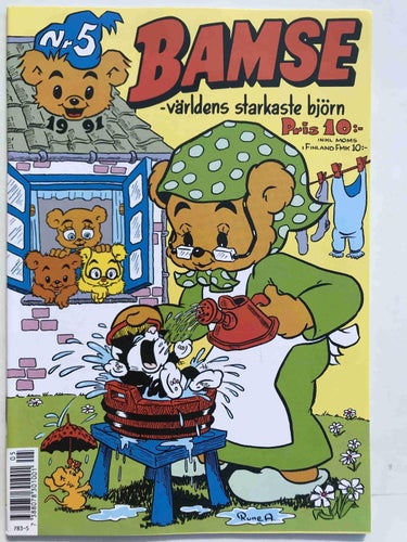 Bamse - 1991:5 Oläst! Med pren.kupong