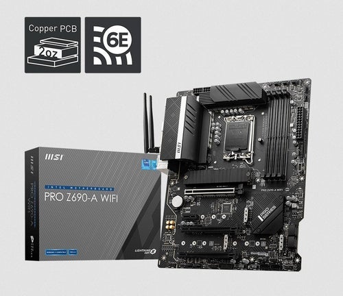 MSI PRO Z690-A WiFi, i5-13400F, DDR5-6000 32GB, SSD M.2 512GB