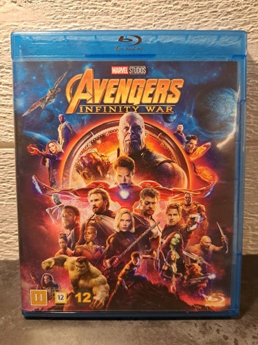 Blutay: Avengers: Infinity War (-18) - Marvel - Chadwick Boseman - Bra skick!