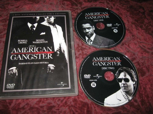 AMERICAN GANGSTER (RUSSEL CROW,DENZEL WASHINGTON) 2-DISC DVD