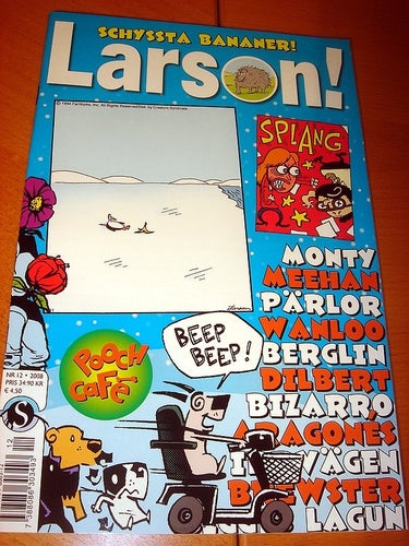 LARSON (svensk) NY OLÄST Nr 12 2008 !!!